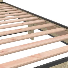 vidaXL Κρεβάτι με Κεφαλάρι Sonoma Δρυς 80 x 200 cm Επεξεργασμένο Ξύλο