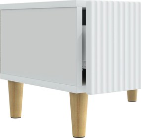 vidaXL Ντουλάπι TV Λευκό 147 x 34,5 x 30 εκ Επεξεργασμένο Ξύλο