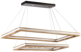 Φωτιστικό Οροφής Lux 846STL1974 70x70x80cm 2xLed 150W Oak Opviq