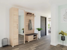 Παπουτσοθήκη Boston N103, Sonoma οξιά, 90x40x36cm, Ινοσανίδες μέσης πυκνότητας, Πλαστικοποιημένη μοριοσανίδα