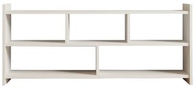 Έπιπλο τηλεόρασης Kapri pakoworld σε λευκή απόχρωση 120x28x55εκ (1 τεμάχια)