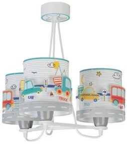 Παιδικό Κρεμαστό Φωτιστικό Τρίφωτο 61687 Baby Travel Ango Dalber-61687-Πολύχρωμο 61687
