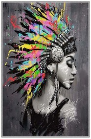 Χαλί Hmnt1 571HFT1102 Grey-Multi Conceptum Hypnose 80X150cm