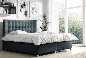 Επενδυμένο κρεβάτι Bella-Gkri-180 x 200