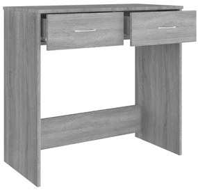 vidaXL Γραφείο Γκρι Sonoma 80 x 40 x 75 εκ. από Επεξεργασμένο Ξύλο