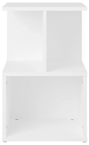 vidaXL Κομοδίνο Λευκό 35 x 35 x 55 εκ. από Μοριοσανίδα