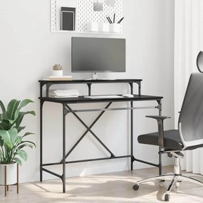 Γραφείο Μαύρη Οξυά 100 x 50 x 90 cm Επεξεργασμένο ξύλο