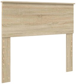 vidaXL Σκελετός Κρεβατιού Δρύς Sonoma 100 x 200 cm Μηχανήματος Ξύλο