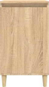 vidaXL Κομοδίνα 2 τεμ. Sonoma Δρυς 40x35x70 εκ. από Επεξεργασμένο Ξύλο