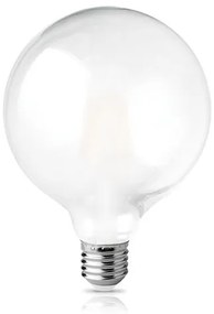 Λάμπα Ε27 G125 LED 12W Λευκό Filament 2800Κ 44-05394 Φos_Me 44-05394