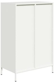vidaXL Ντουλάπι Λευκό 68x39x101,5 εκ. από Χάλυβα