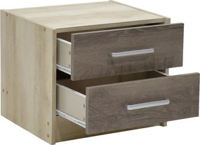 Φοιτητικό πακέτο επίπλων κρεβατοκάμαρας Cloud pakoworld σετ 3τεμ