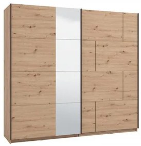 ΝΤΟΥΛΑΠΑ ALERIA 220 OG h205 ARTISAN OΑΚ ΧΡΩΜΑ 220x61x205εκ 11014560