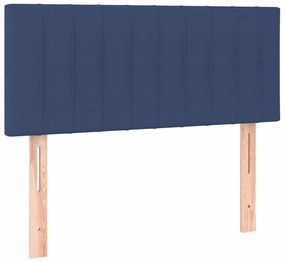 ΚΡΕΒΑΤΙ BOXSPRING ΜΕ ΣΤΡΩΜΑ ΜΠΛΕ 100 X 200 ΕΚ. ΥΦΑΣΜΑΤΙΝΟ 3140199