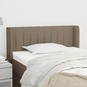 vidaXL Κεφαλάρι με Πτερύγια Taupe 93x16x78/88 εκ. Υφασμάτινο