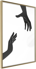 Αφίσα - Language of Gestures II - 30x45 - Χρυσό - Χωρίς πασπαρτού