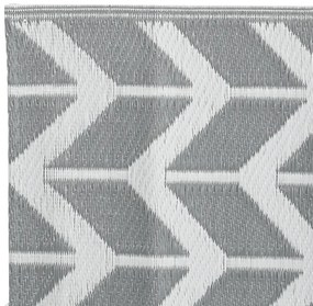 Χαλί εξωτερικού χώρου ARAKIL γκρι 80x250 cm PP - Γκρι