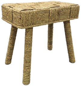 Σκαμπό Rope 16-0884 48.5x30x45 Natural