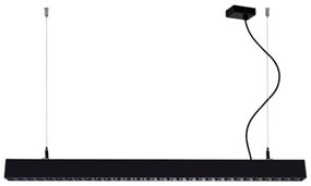 Γραμμικό Φωτιστικό Οροφής LED 30W Direct-Indirect IP20 Topline Viokef 3911-0024-2-B-N Μαύρο