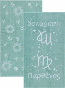 Πετσέτες Προσώπου (Σετ 2τμχ) Kentia Astrology Parthenos
