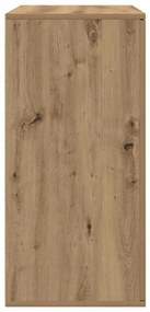 vidaXL Πλαϊνό γραφείο artisan δρυς 79 x 38 x 80 εκ. Επεξεργασμένο ξύλο