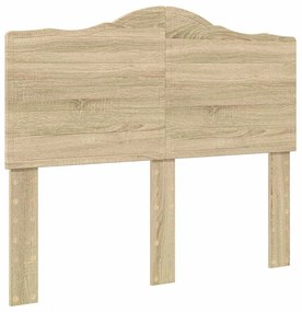 vidaXL Κεφαλάρι με κεφαλάρι Δρύς Sonoma 135 cm Επεξεργασμένο ξύλο