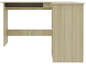 vidaXL Γραφείο Γωνιακό Sonoma Δρυς 120 x 140 x 75 εκ. από Επεξ. Ξύλο