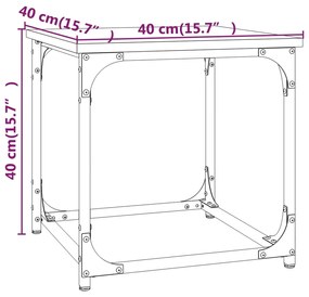 ΒΟΗΘΗΤΙΚΟ ΤΡΑΠΕΖΙ ΜΑΥΡΟ 40 X 40 X 40 ΕΚ. ΑΠΟ ΕΠΕΞΕΡΓΑΣΜΕΝΟ ΞΥΛΟ 823287