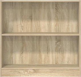 vidaXL Βιβλιοθήκη Sonoma Δρυς 80 x 24 x 75 εκ. από Τεχνητό Ξύλο