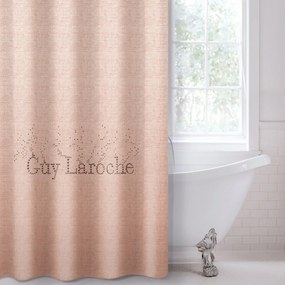 Κουρτίνα Μπάνιου (180x185) Με Τρουκς Guy Laroche Pandora Old Pink