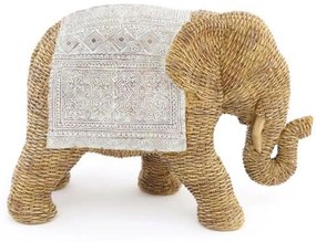 Διακοσμητικός Ελέφαντας 014.OR2024 29x20cm Natural Polyresin