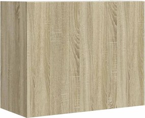 vidaXL Ντουλάπι Τοίχου Sonoma Δρυς 75x35x60 εκ. Επεξεργασμένο Ξύλο