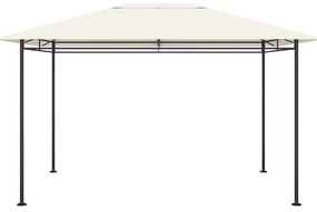 vidaXL Κιόσκι Κρεμ 384x281x270 εκ. 180 γρ./μ²