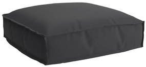 vidaXL Μαξιλάρι Παλέτας για Κάθισμα Μαύρο 50x50x12 εκ. Oxford Fabric
