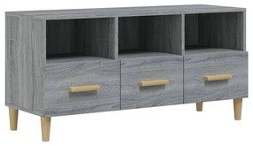 vidaXL Έπιπλο Τηλεόρασης Γκρι Sonoma 102x36x50 εκ. από Επεξεργ. Ξύλο