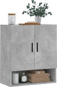vidaXL Ντουλάπι Τοίχου Γκρι Σκυρ. 60x31x70 εκ. Επεξεργασμένο Ξύλο