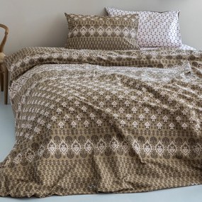 Σεντόνια Υπέρδιπλα (Σετ) Palamaiki Fashion FL6218 Μπεζ ΧΩΡΙΣ ΛΑΣΤΙΧΟ 240x260