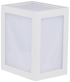 V-TAC Επιτοίχιο Φωτιστικό-Απλίκα LED 12W 230V 1250lm 170° IP65 Φυσικό Λευκό Άσπρο Σώμα 218335