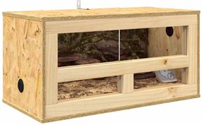 vidaXL Terrarium Καφέ 60 x 30 x 30 cm OSB