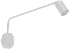 Απλίκα Φωτιστικό Τοίχου GU10 10W IP20 Logan TK Lighting-4744-Λευκό 4744