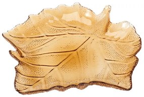 Διακοσμητικό Μπωλ (26.3x25.5x4) K-M Leaf Brown AC5000430