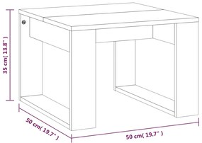 ΒΟΗΘΗΤΙΚΟ ΤΡΑΠΕΖΙ ΚΑΦΕ ΔΡΥΣ 50 X 50 X 35 ΕΚ. ΕΠΕΞΕΡΓΑΣΜΕΝΟ ΞΥΛΟ 825827