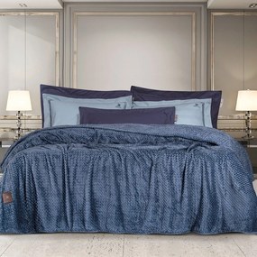 Κουβέρτα Fleece 2498 Denim Greenwich Polo Club Υπέρδιπλo 220x240cm Πολυέστερ