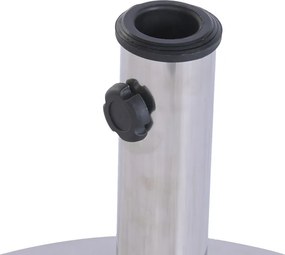 Βάση ομπρέλας Home ESPRIT Ασημί 48 x 48 x 38 cm