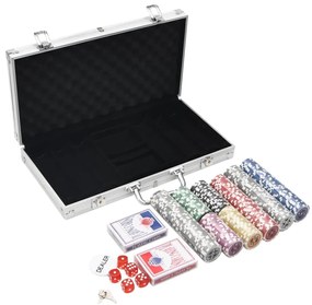 vidaXL Μάρκες Πόκερ Σετ 300 τεμ. 11,5 γρ.