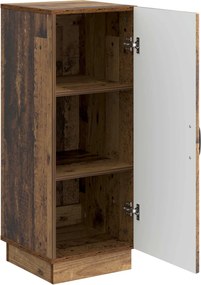 vidaXL Πλαϊνό γραφείο Παλαιωμένο ξύλο 33 x 34,5 x 87 εκ.