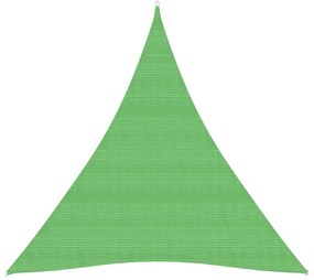 Πανί Σκίασης Ανοιχτό Πράσινο 5 x 6 x 6 μ. από HDPE 160 γρ./μ² - Πράσινο