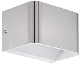 Φωτιστικό Τοίχου - Απλίκα Led Sania 4 98424 Nickel Eglo Aluminium