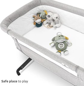 Λίκνο- Παρκοκρέβατο MILANO 2 σε 1 Grey 10080440003 Lorelli