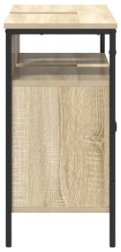 vidaXL Νιπτήρας Μπάνιου Καμπίνα Σονομά Οξιά 80x30x60 εκ Επεξεργασμένο Ξύλο
